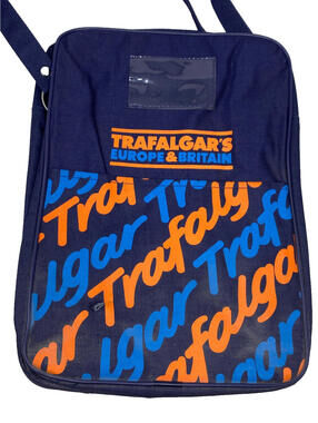 Vintage Trafalgar’s Europe & Britain Tote Bag - Purse Carry All Travel Case